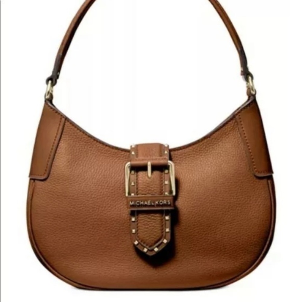 MICHAEL KORS Brown Leather Shoulder Handbag NWT - Picture 11 of 13